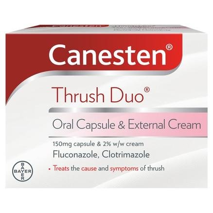 Canesten Oral + Cream Duo Pack Caps 150mg