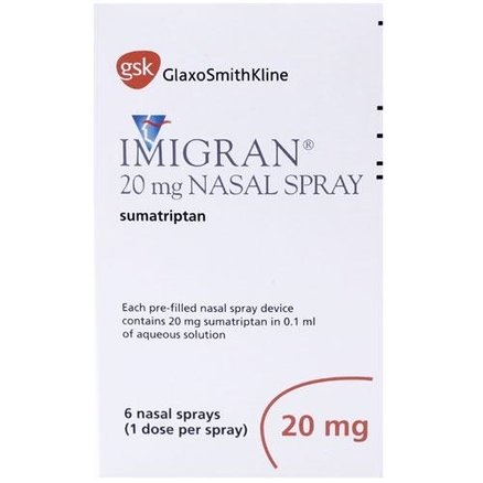 Imigran 20mg nasal spray